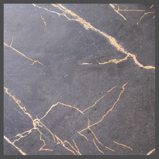 Formica High Pressure Laminate, 8254 Brass Veined Black Marble, InDepth Surfacing Finish