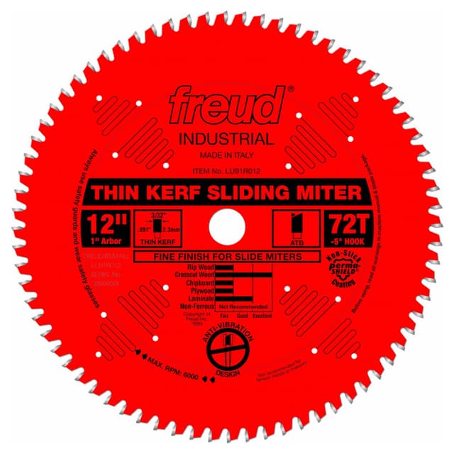 Freud Thin Kerf Miter Saw Blade