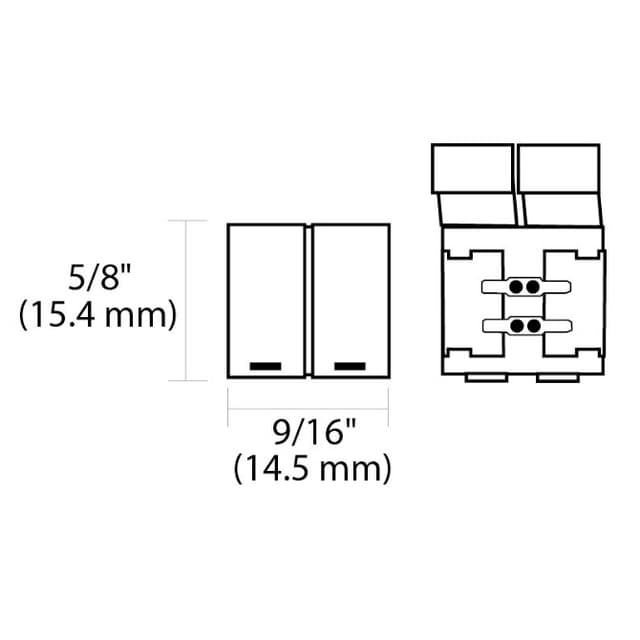 FlexTape LED Back-To-Back Connector