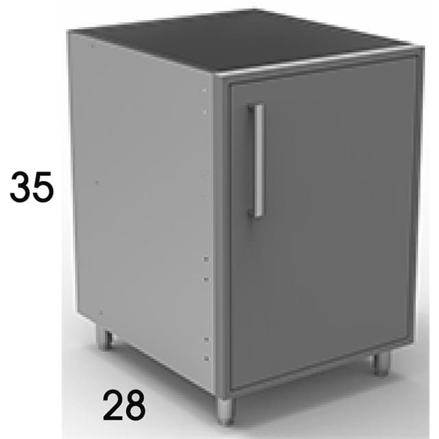 Base Cabinets, Left Hand Hinge, Endurance White