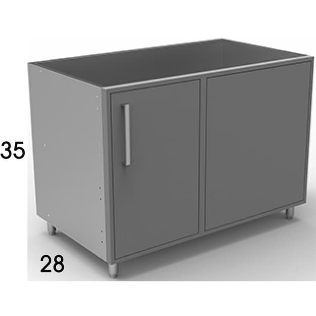 Base Corner Cabinet, White