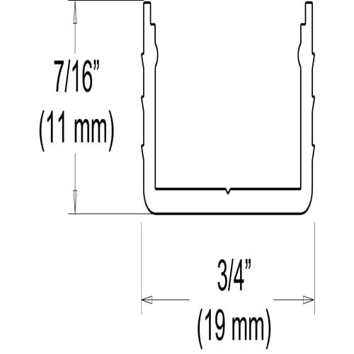 Infinex Recessed Flush Extrusion with Diffuser
