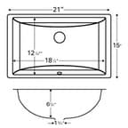 Vitreous China Series Sinks, Karran