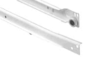 Grass 6600 Series Standard 3/4 Extension White Epoxy Coated Euro Slides Drawer Member