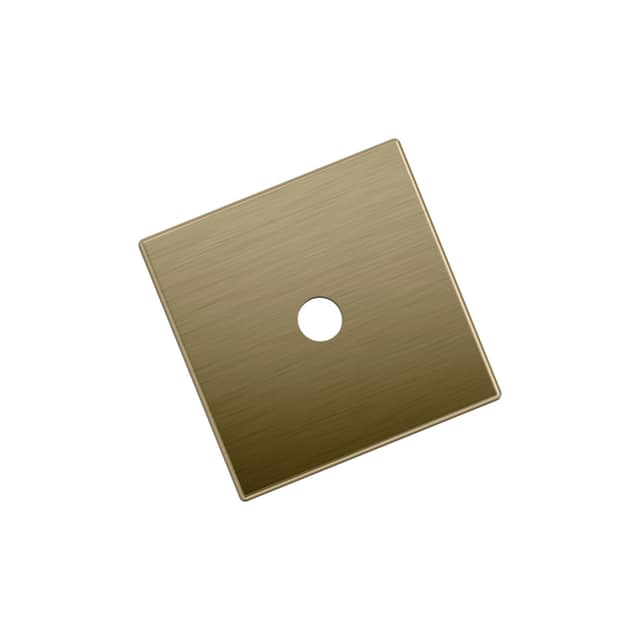 Amerock Ladera Series, Backplate 1-3/16"L x 1-3/16"W Golden Champagne