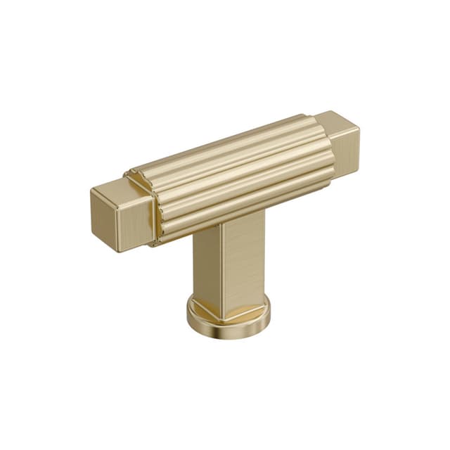 Amerock Ballard Series Golden Champagne 2 in (51 mm) L x 9/16 in (14 mm) W Knob, BP37641BBZ