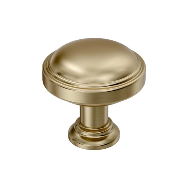Amerock Enlivity Series Golden Champagne 1-1/4 in (32 mm) Diameter Knob, BP37720BBZ