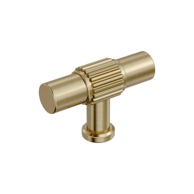 Amerock Farewind Series Golden Champagne 2 in (51 mm) L x 5/8 in (16 mm) W Knob, BP37801BBZ