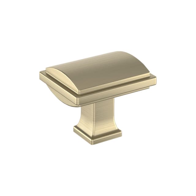 Amerock Townsend Series Golden Champagne 1-5/16 in (33 mm) L x 1-1/16 in (27 mm) W Knob, BP37520BBZ