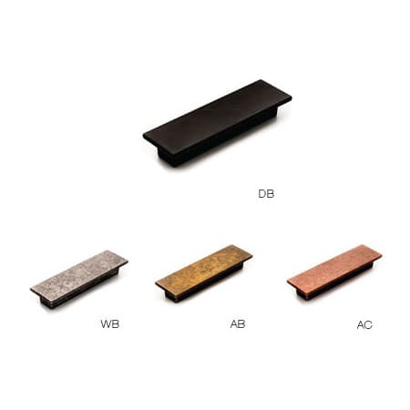 Sugatsune ES-Z403 Series 5-1/16" (128 mm) Center to Center Matte Antique Brass Pull, ES-Z403-128/AB