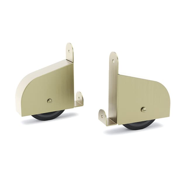 Contemporary Ladder Wheel Assembly, Quiet Glide