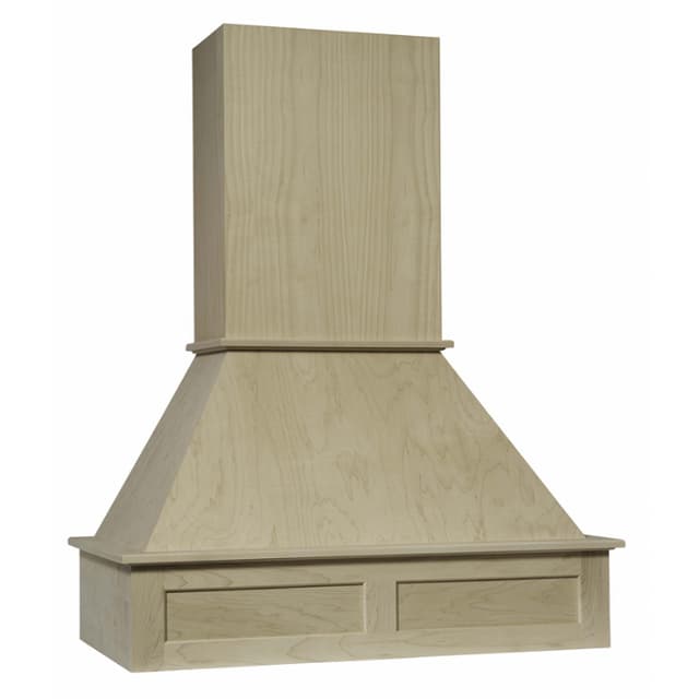 Signature Craftsman Straight, 36" Wide Wood Range Hood, Broan Compatible Liner, Omega National