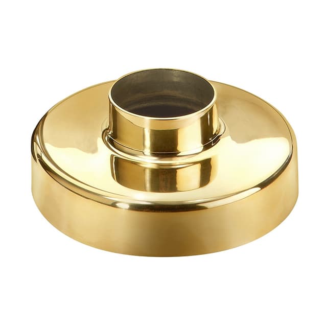 Flange Cover For 1-1/2" Diameter Rail, Brass, Lavi