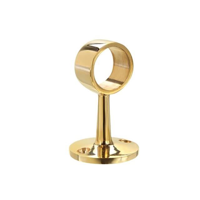 Post Bracket For 1-1/2" Diameter Rail, Brass, Lavi