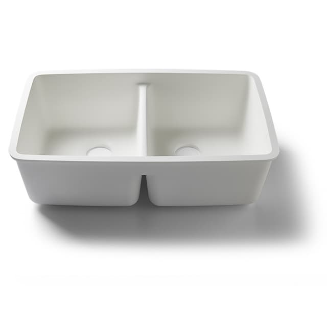 1729 Series Acrylic Kitchen Sinks, Double, Formica