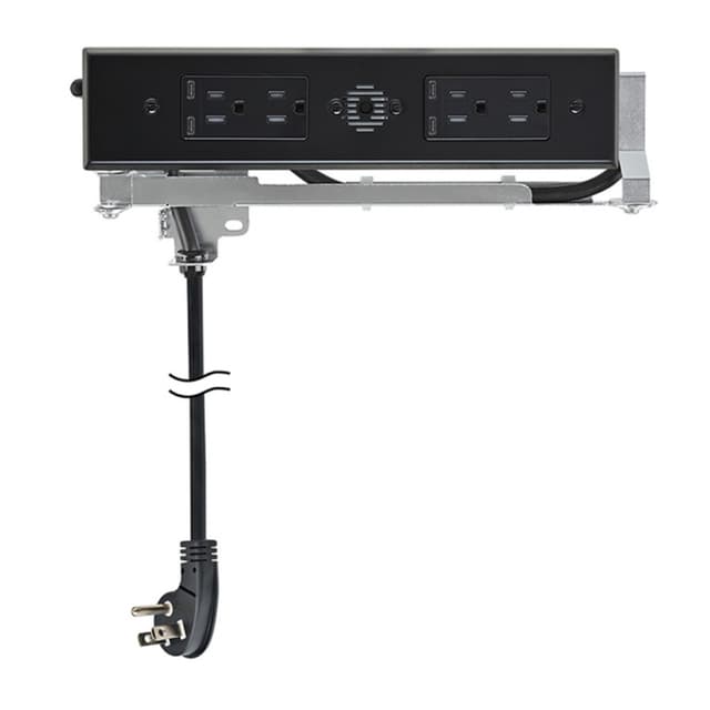 Blade Duo In-Drawer Outlet, 15 Amp, (4) 65W USB-C & (4) AC