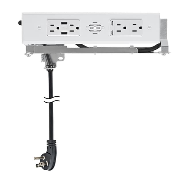 Blade Duo In-Drawer Outlet, 15 Amp, (2) 65W USB-C PD, (2) USB-A & (4) AC ports