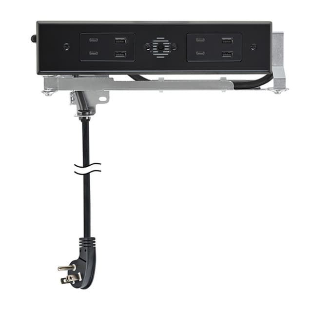 Blade Duo In-Drawer Outlet, 15 Amp, (4) 30W USB-C & (4) USB-A