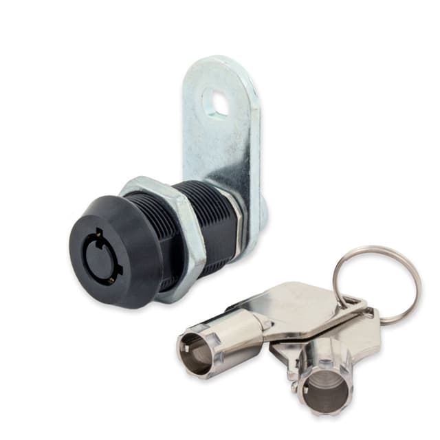 Olympus 2400AL 7 Pin Tubular Cam Lock, Black, Keyed Different