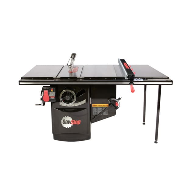 Table Saw, ICS, 10", 5HP 3Ph, Advanced T-Glide Fence, SawStop