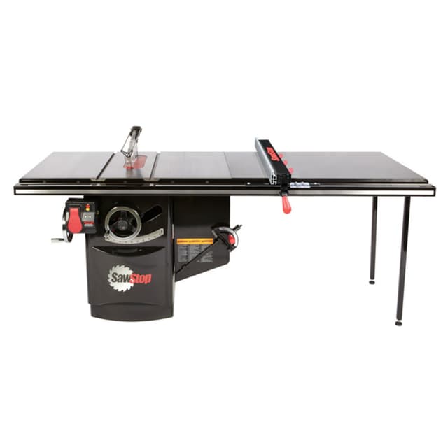 Table Saw, ICS, 10", 5HP 3Ph, Advanced T-Glide Fence, SawStop