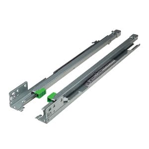 Grass Maxcess 18" Soft-Close 7/8 Extension Undermount Drawer Slides, Roller Bearing Zinc - 13304-03