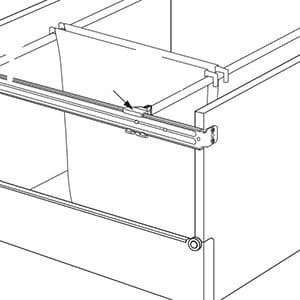 Grass Zargen Lateral File Clips