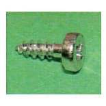 Grass #6 Modified Pan Head Hinge and Drawer Slide Installation Screw Phillips Drive - Sharp Point Coarse Thread Zinc