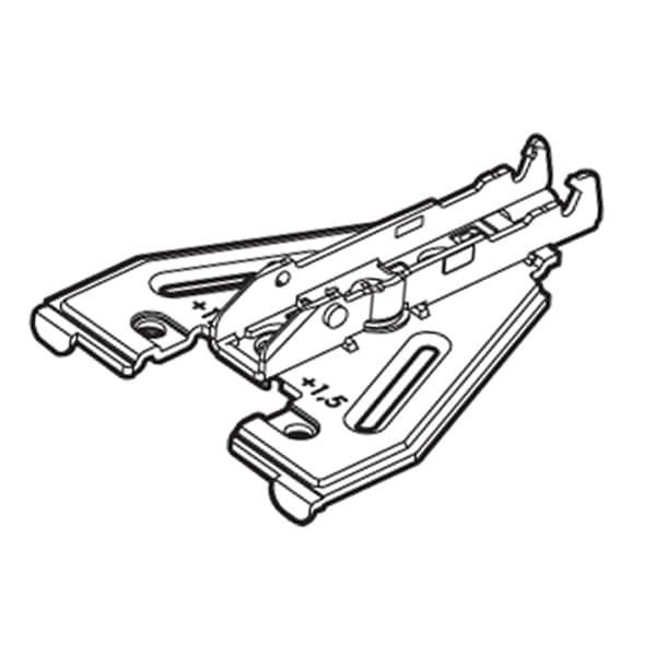 Grass Tiomos Face Frame Adapter Mounting Plate