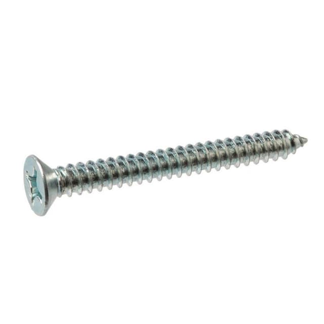 Grass #10 Round Head Hinge and Drawer Slide Installation Screw Phillips Drive - Sharp Point Coarse Thread Nickel