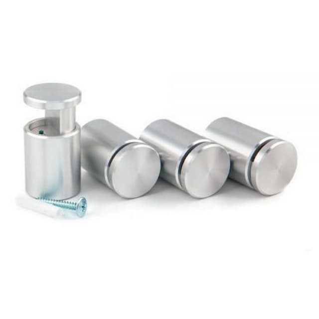 Pro Value Series 1-1/4" Dia x 1-1/2" Length Standoff Kit, Edge Grip