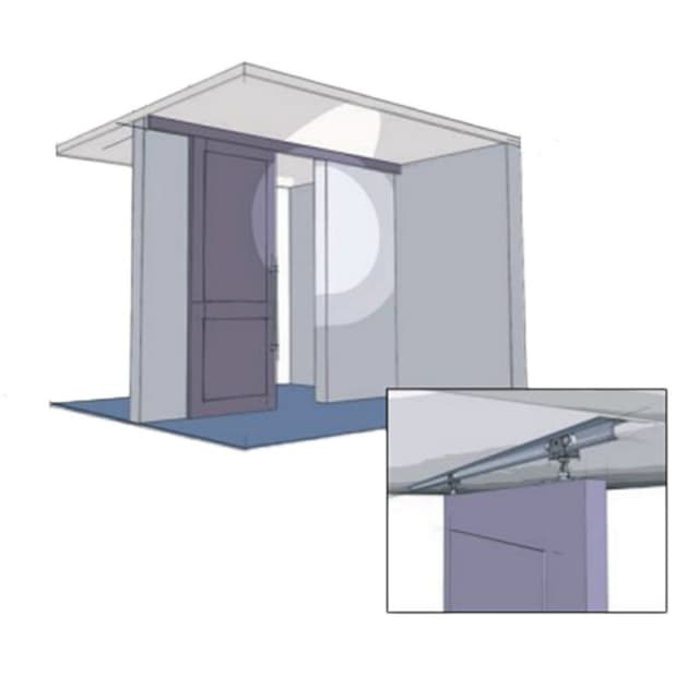 Sliding Joining Door Hardware Kit, Top Plate Mount, Hettich