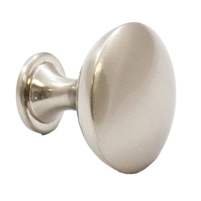 Studio 917 Cornerstone Series 1-3/16" (30 mm) Diameter Brushed Satin NickelKnob, - K101BSN