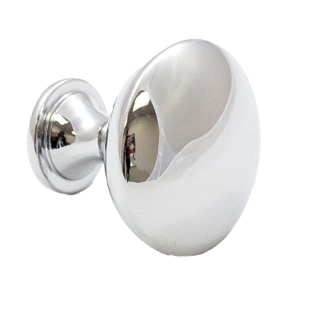 Studio 917 Cornerstone Series 1-3/16" (30 mm) Diameter Polished ChromeKnob, - K101PC