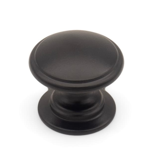 Studio 917 Hertiage Series 1-3/16" (30 mm) Diameter Matte BlackKnob, - K301-MB