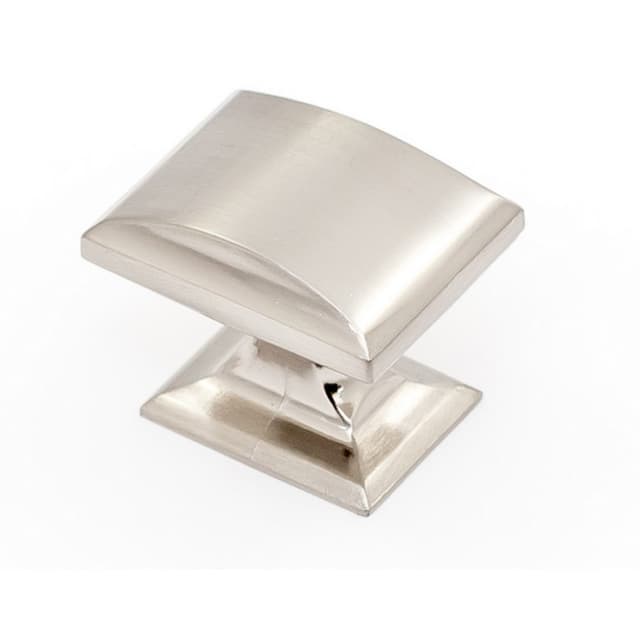 Studio 917 Hertiage Series 1-1/4 in (32 mm) L x 1 in (25 mm) W Brushed Satin Nickel Knob, - K307-BSN