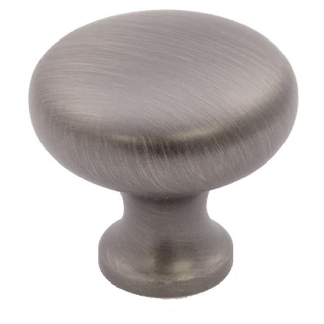 Studio 917 Artisan Series 1-1/8" (29 mm) Diameter Brushed Black NickelKnob, - K401-BBN