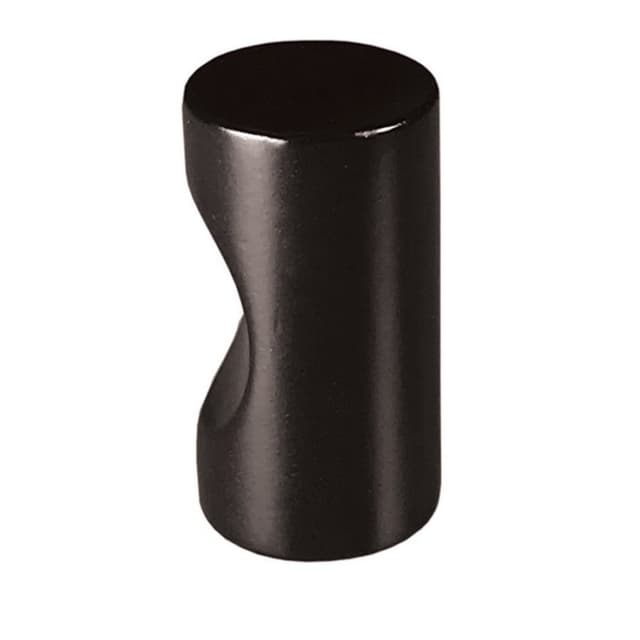 Studio 917 Cascade Series 7/16" (11 mm) Diameter Matte BlackKnob, - K606MB