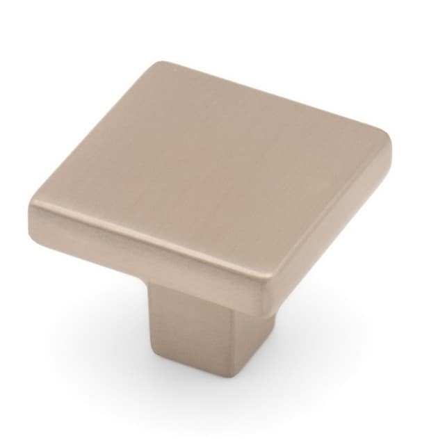 Studio 917 Skyline Series 1-1/8 in (29 mm) L x 1-1/8 in (29 mm) W Brushed Satin Nickel Knob, - K811-BSN