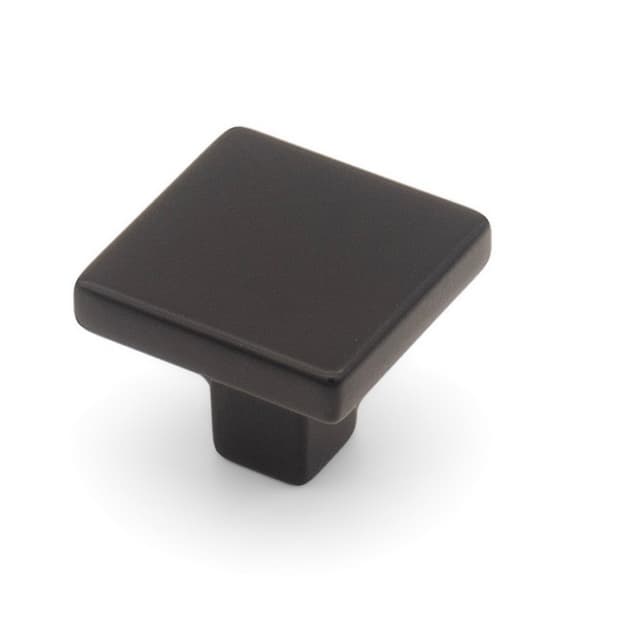 Studio 917 Skyline Series 1-1/8 in (29 mm) L x 1-1/8 in (29 mm) W Matte Black Knob, - K811-MB