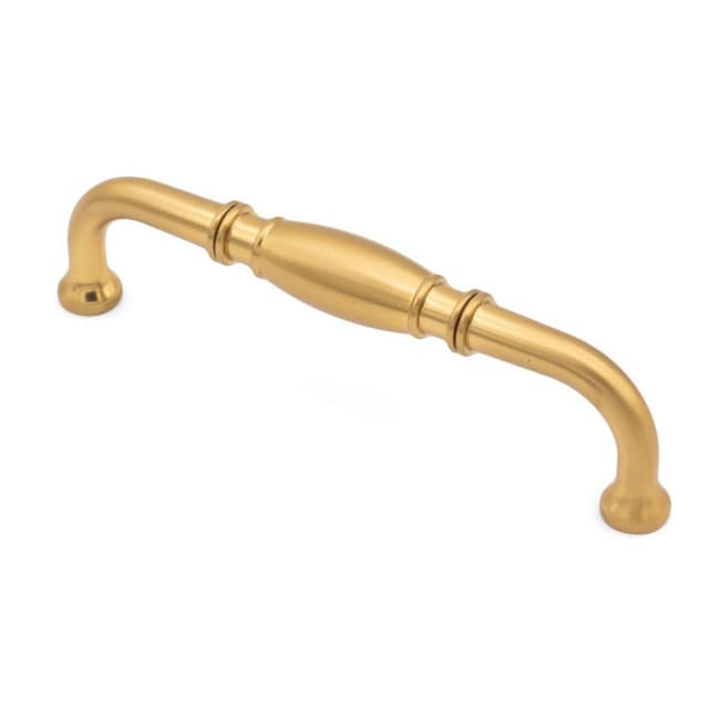 Studio 917 Heritage Series 5-1/16" (128 mm) Center to Center Brushed Satin Brass Pull, - P305BSB-128