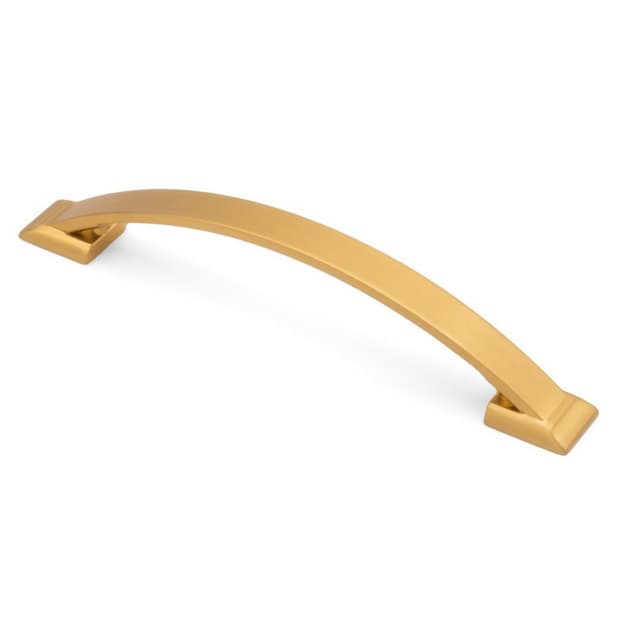 Studio 917 Heritage Series 5-1/16" (128 mm) Center to Center Brushed Satin Brass Pull, - P308BSB-128