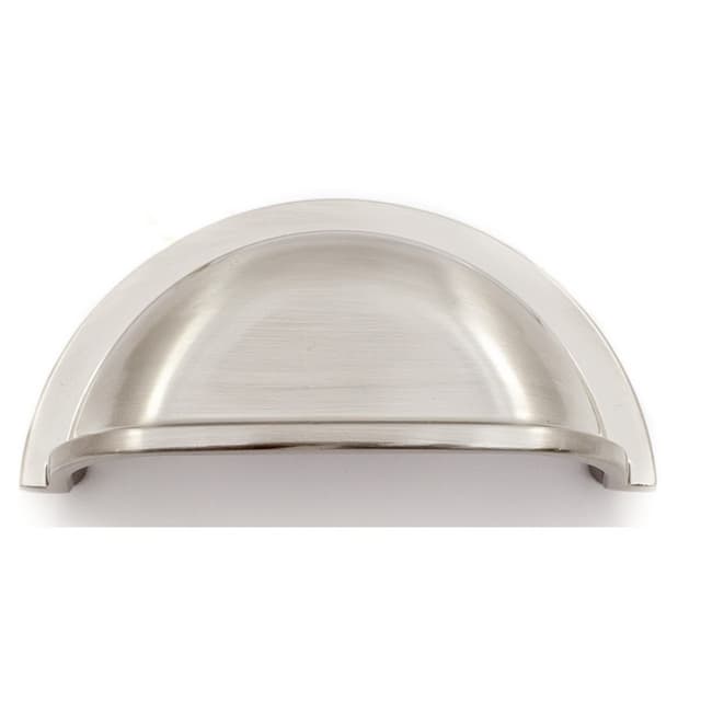 Studio 917 Heritage Series 3" (76 mm) Center to Center Brushed Satin Nickel Cup Pull, - P504BSN-76