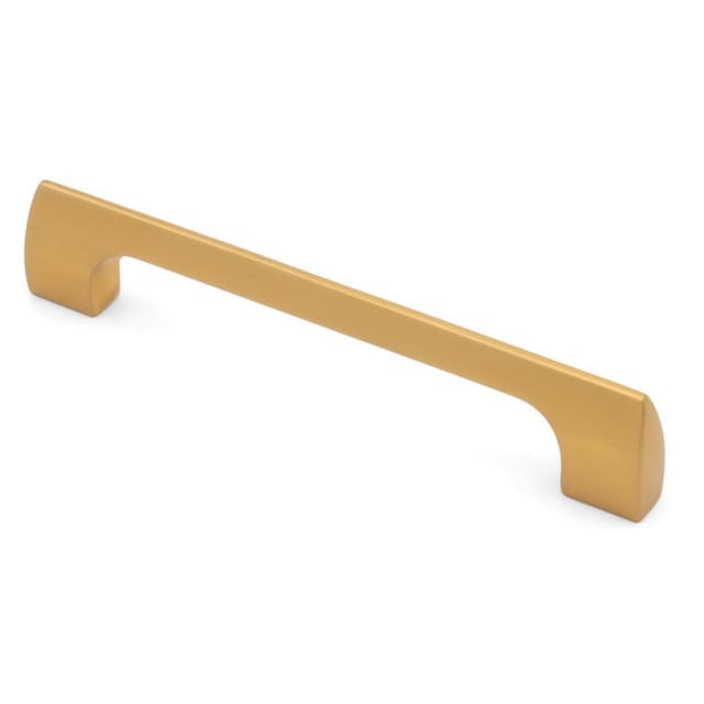 Studio 917 City Series 5-1/16" (128 mm) Center to Center Brushed Satin Brass Pull, - P744BSB-128