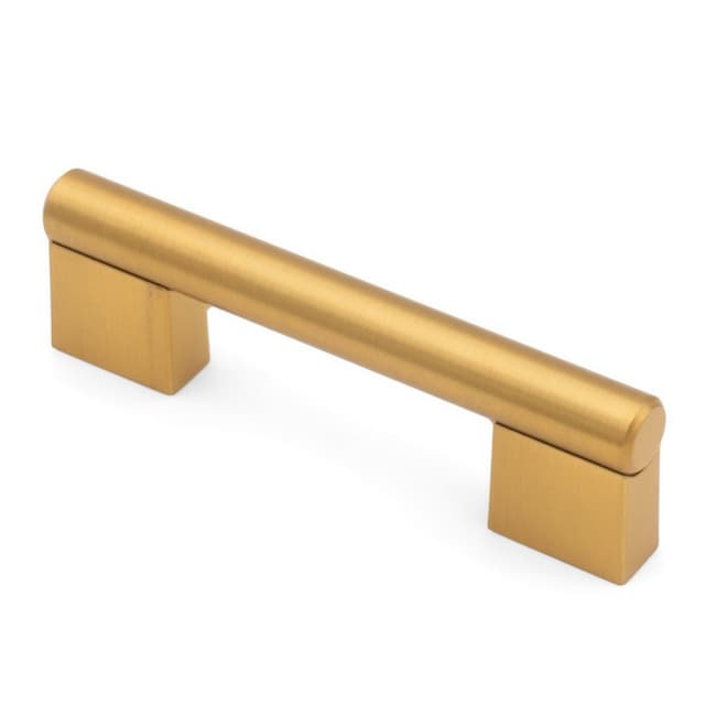 Studio 917 City Series 5-1/16" (128 mm) Center to Center Brushed Satin Brass Pull, - P755BSB-128