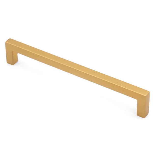 Studio 917 Skyline Series 6-5/16" (160 mm) Center to Center Brushed Satin Brass Pull, - P822BSB-160