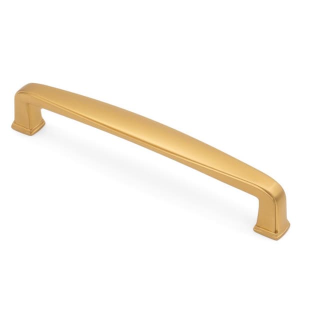 Studio 917 Skyline Series 5-1/16" (128 mm) Center to Center Brushed Satin Brass Pull, - P833BSB-128