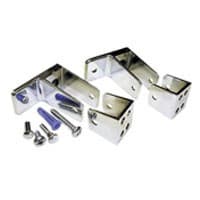 Panel to Wall to Pilaster Bracket Kit, One Ear Toilet Partition Hardware