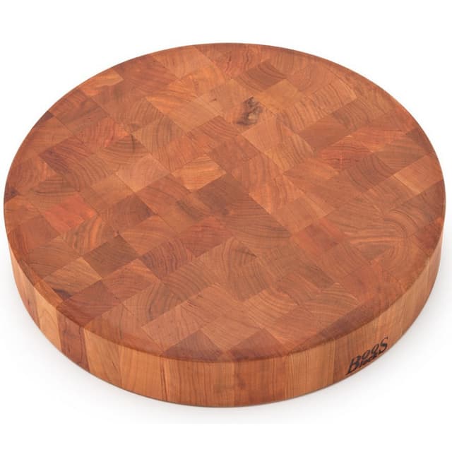 John Boos Chopping Block Round Cutting Board, Non-Reversible