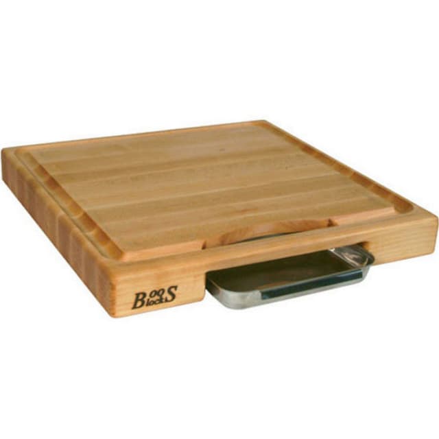 John Boos Newton Prep Master I Rectangle with Juice Pan